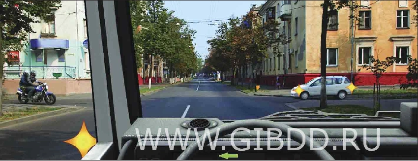 Дорожная ситуация к вопросу 14