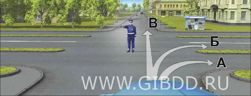 Дорожная ситуация к вопросу 6
