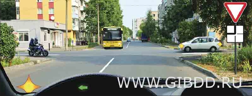 Дорожная ситуация к вопросу 15