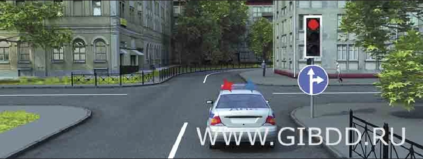 Дорожная ситуация к вопросу 6
