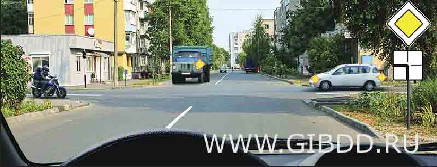 Дорожная ситуация к вопросу 15
