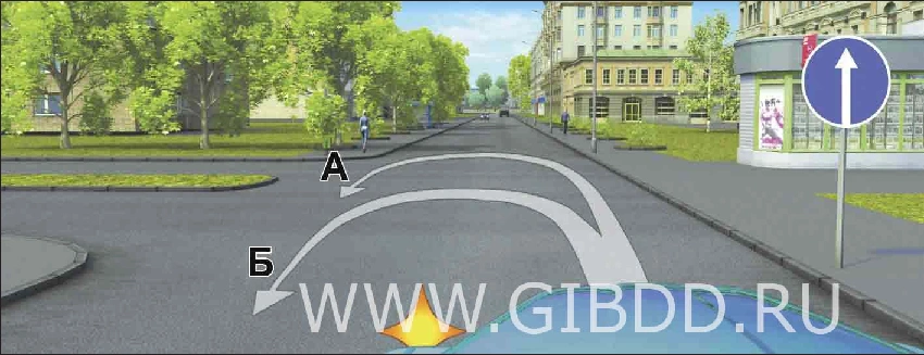 Дорожная ситуация к вопросу 9