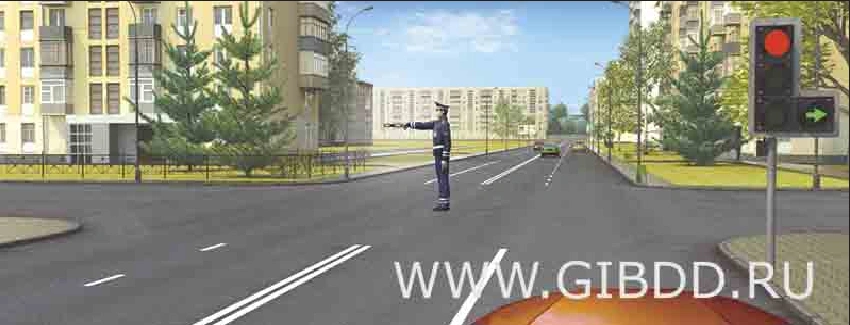 Дорожная ситуация к вопросу 6