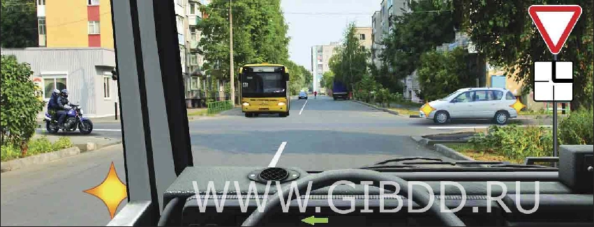 Дорожная ситуация к вопросу 15