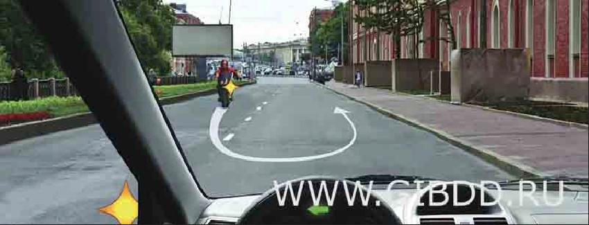 Дорожная ситуация к вопросу 8