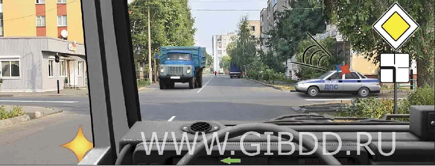 Дорожная ситуация к вопросу 15