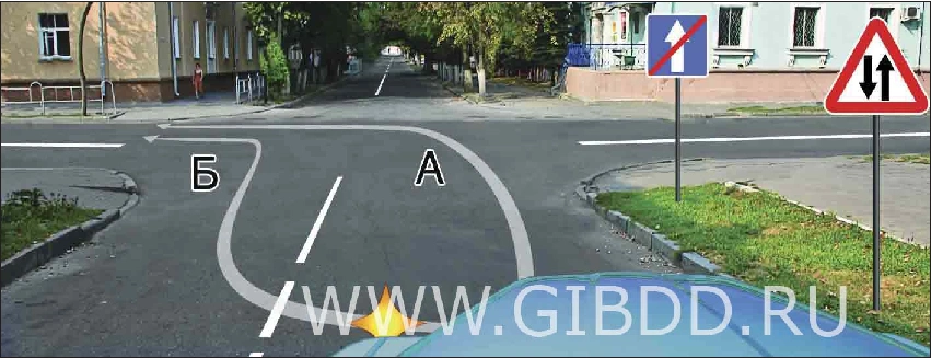 Дорожная ситуация к вопросу 8