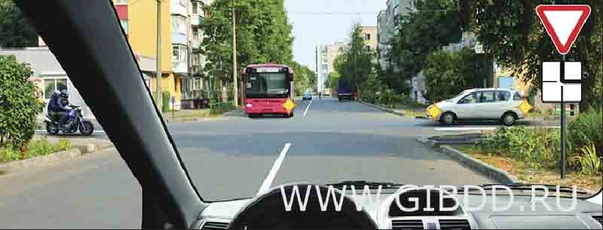 Дорожная ситуация к вопросу 15