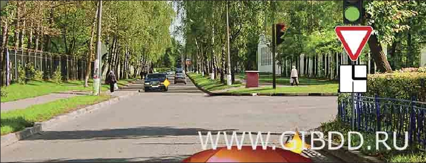 Дорожная ситуация к вопросу 13